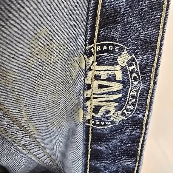 Tommy Bahama Jeans Mens 42x32 Blue Denim Standard Straight Leg Dark Wash Comfort - Picture 9 of 11